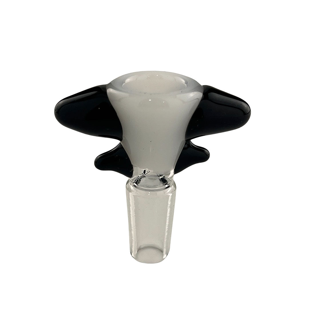 14MM Fossil Horns White Bowl