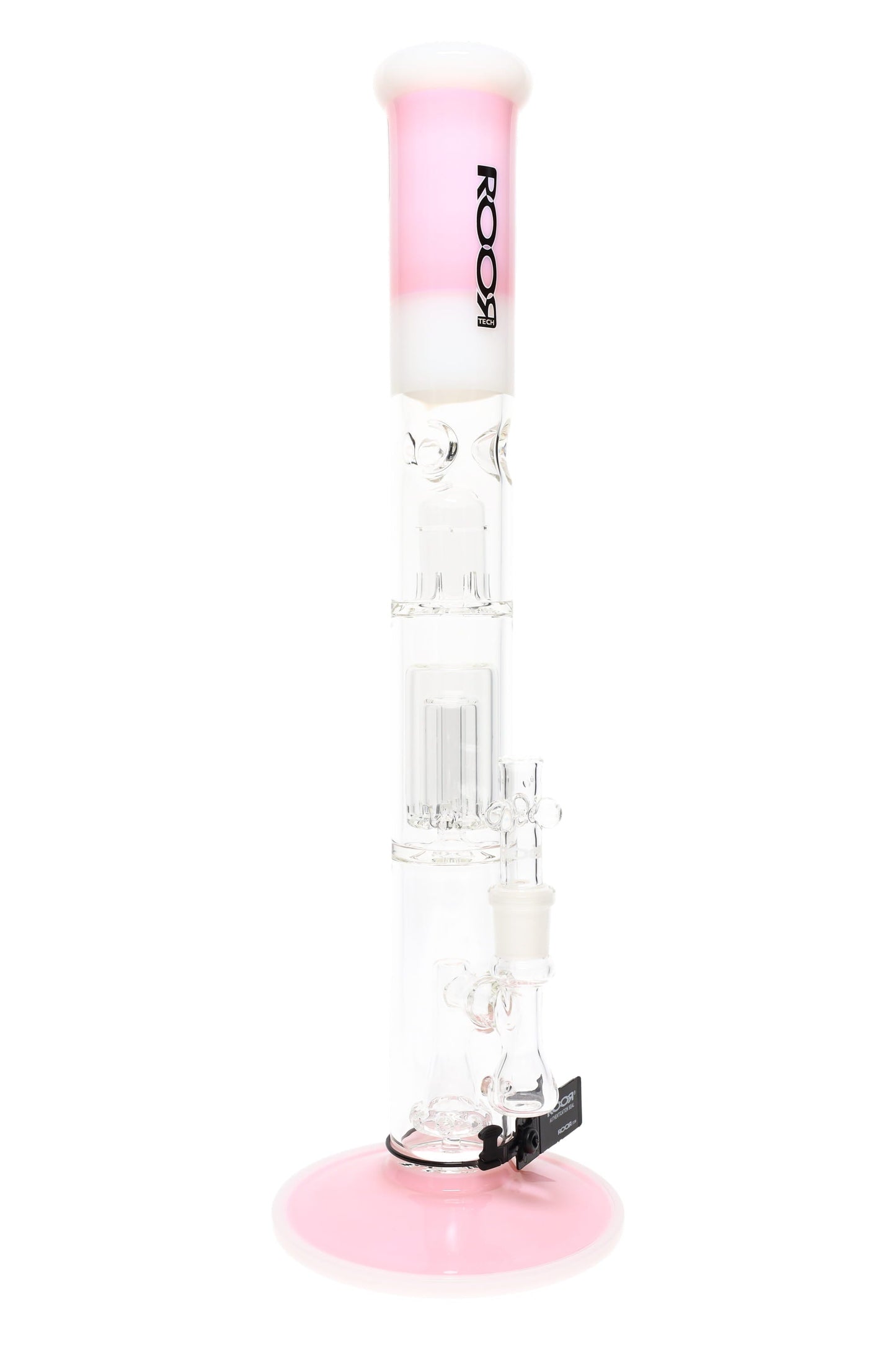 ROOR Tech Stemless Straight Tube Bong – Multi Percs – 18″ – 5 mm