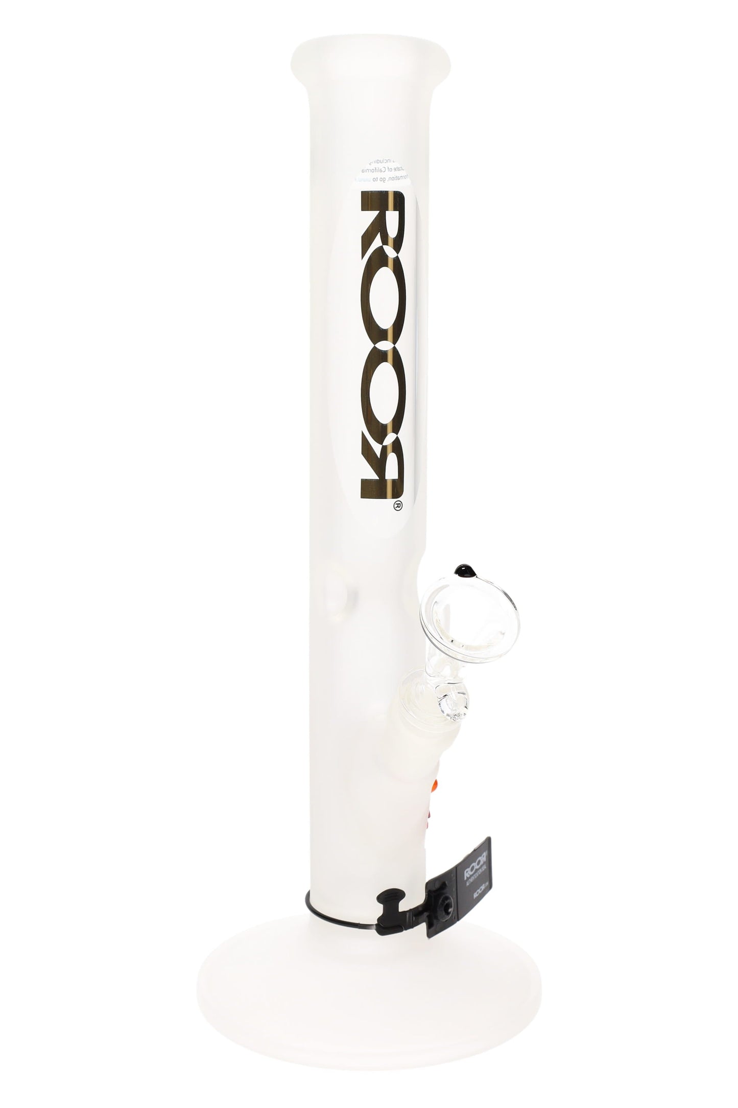 ROOR Frosted Straight Tube Bong – Ice Pinch – 5 mm – 14″ – 45 mm