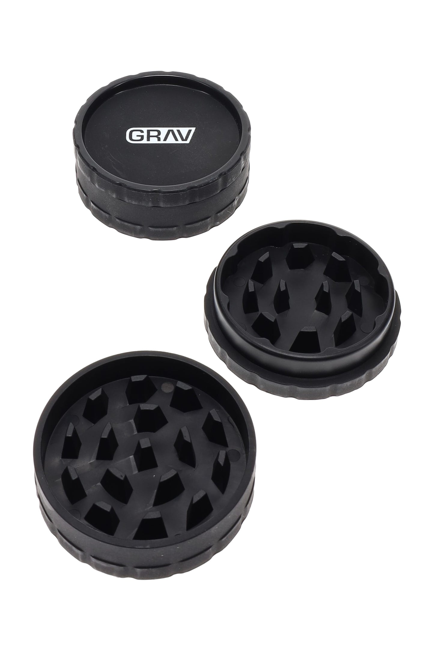 GRAV 2.5" Hemp Plastic 2-Piece Grinder
