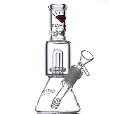 Diamond Glass Beaker Bong UFO Perc