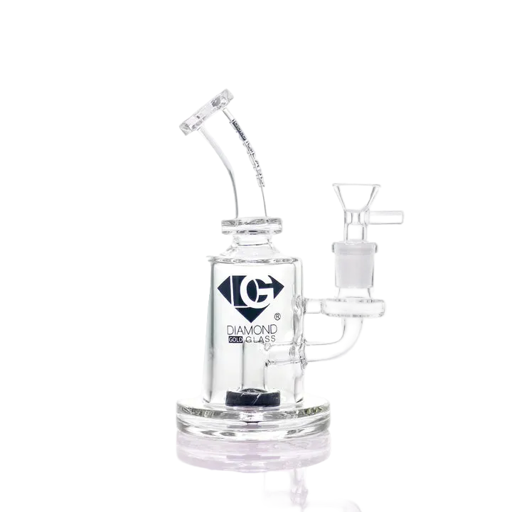 Diamond Glass 7 Inch Dab Rig w/ Showerhead Perc