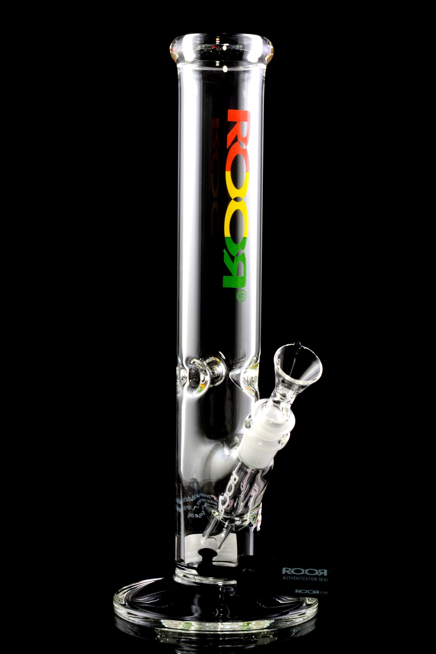 ROOR 14″ 50 mm Straight Tube Bong – Ice Pinch – 5 mm Thick