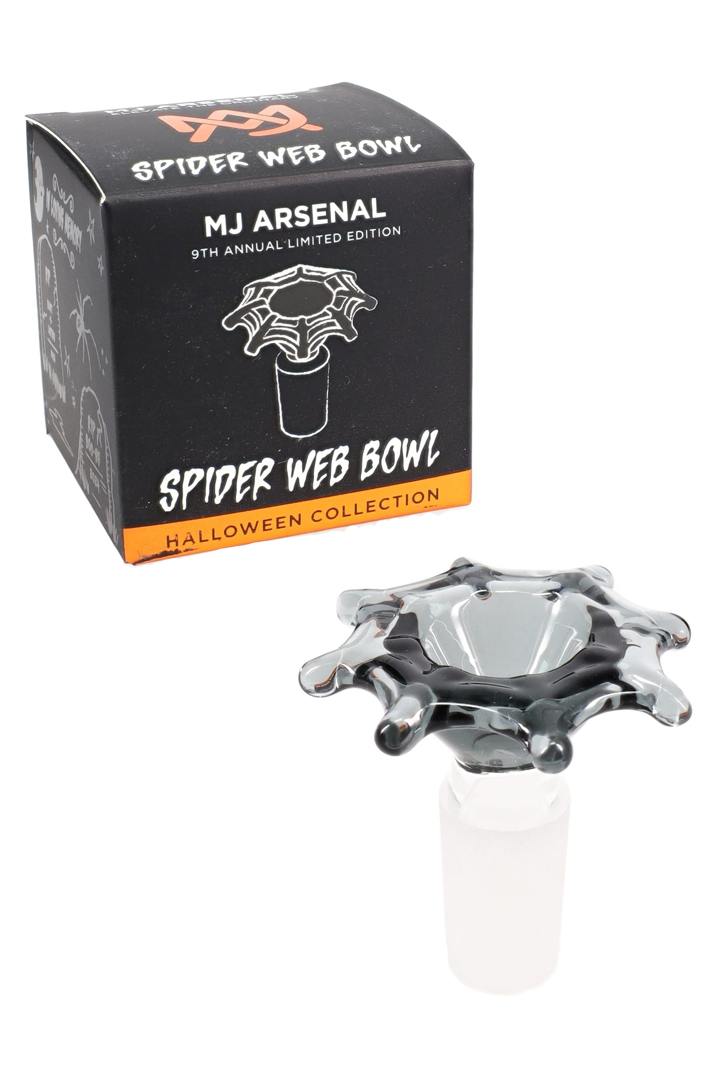 MJ Arsenal Spiderweb Glass Flower Bowl – 14.5 mm Male – Limited Edition