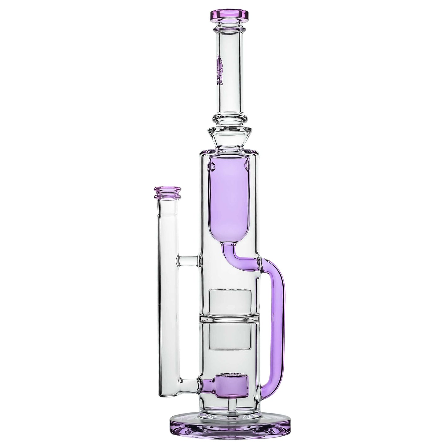 Calibear 14" Flower Klein Bong | High-Flow Recycler Water Pipe