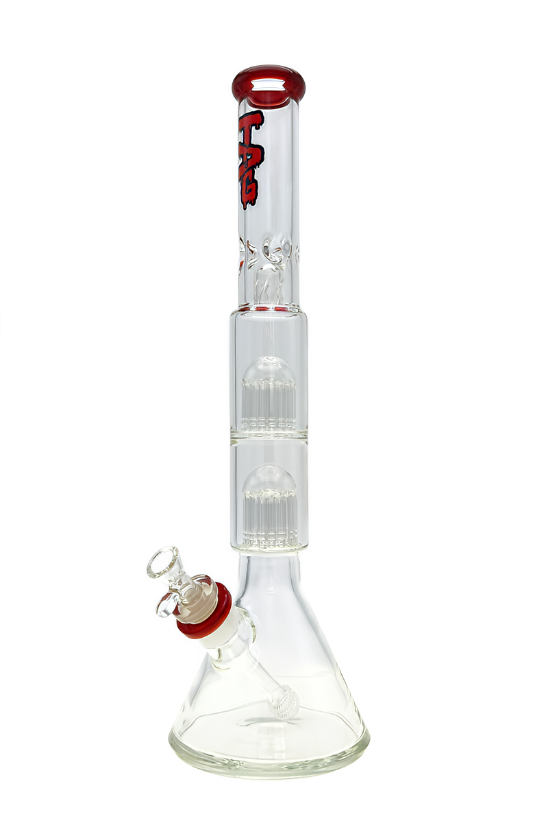 TAG - 21" Fixed Double 16 Arm Tree Beaker 50x7MM - 28/18MM Downstem (5.00")