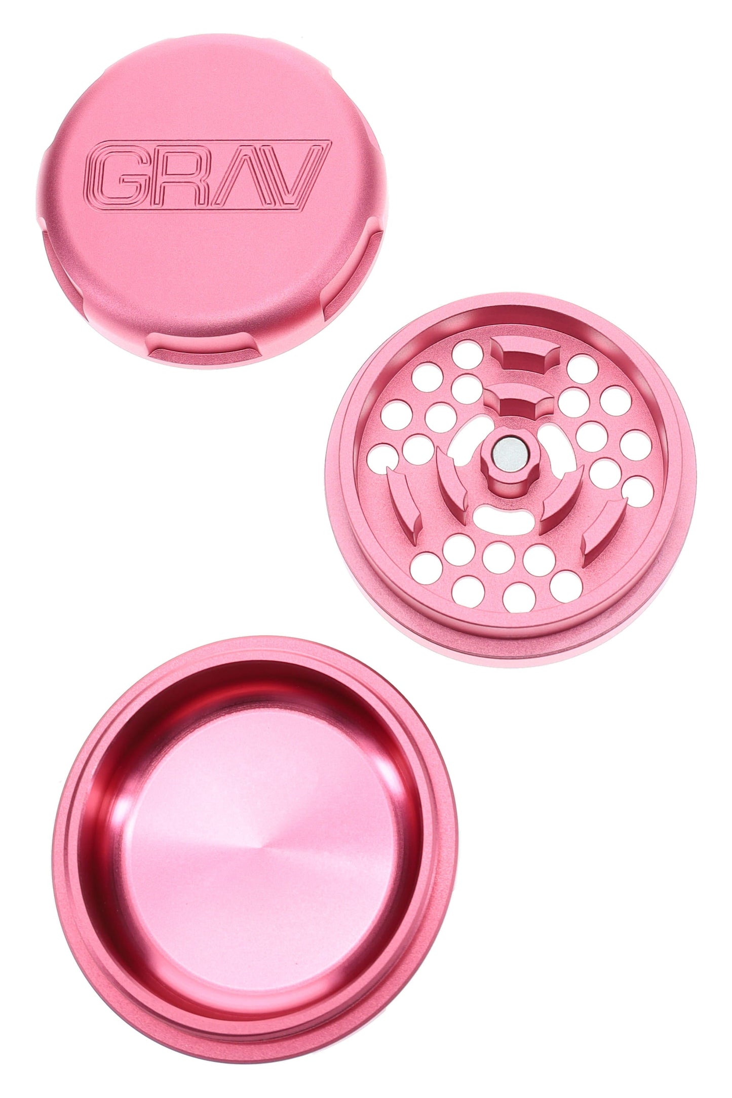 GRAV 3-Piece Metal Herb Grinder – 2.75″
