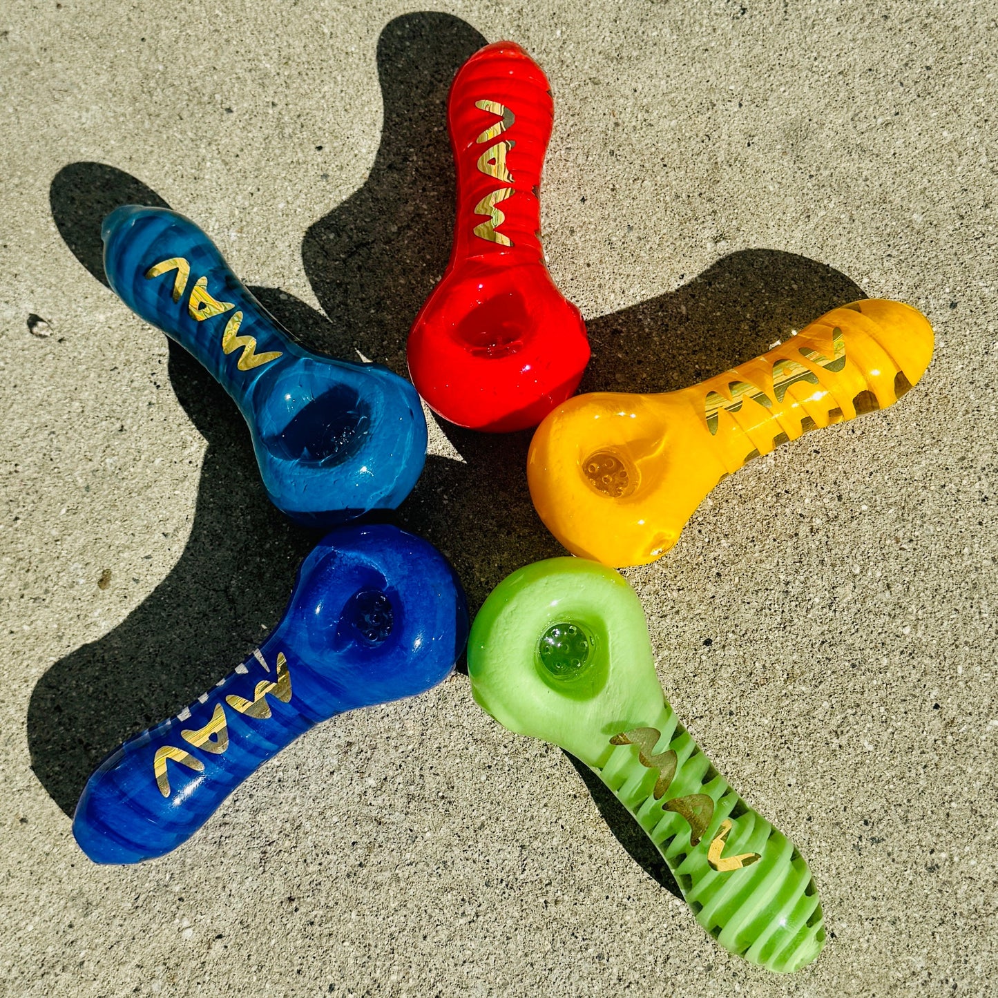 Twisted Frit Professional Hand Pipe