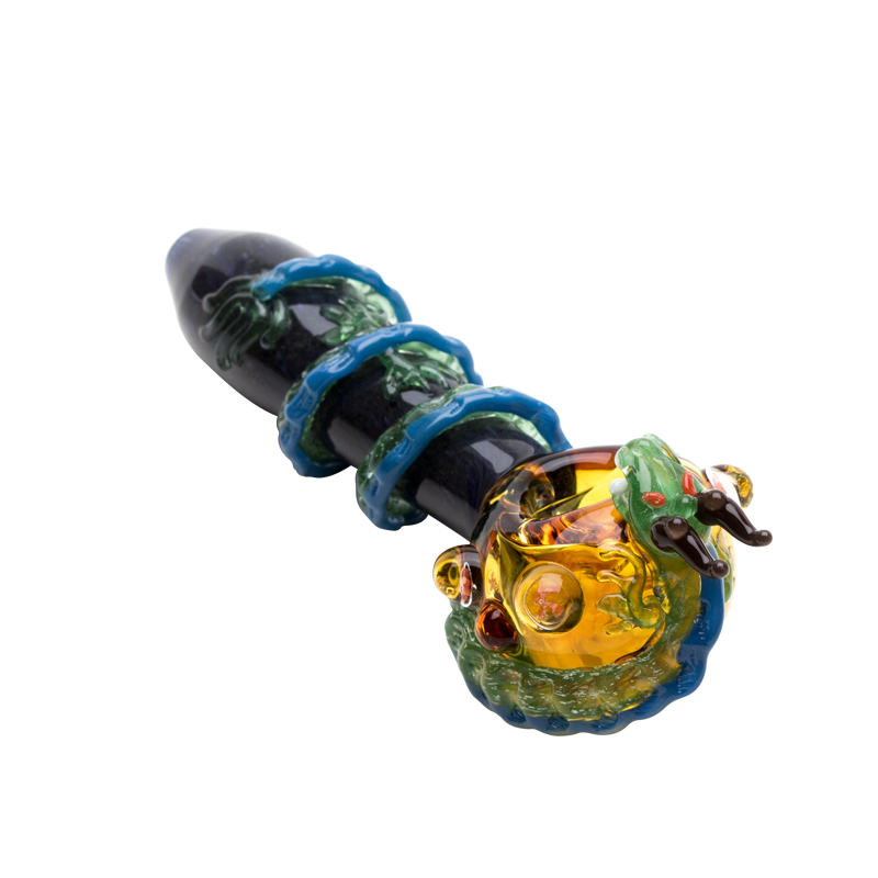 Empire Glassworks “Dragon Sphere” Glass Hand Pipe – 4½″ – US-Made