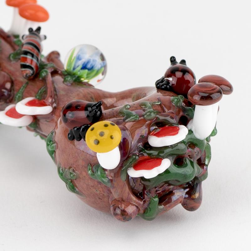 Empire Glassworks “Bug’s Life” Glass Hand Pipe – 4½″ – US-Made