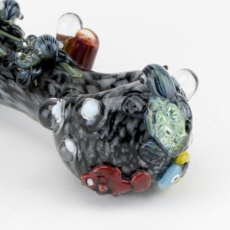 Empire Glassworks “East Australian Current” Hand Pipe – 4½″ – US-Made