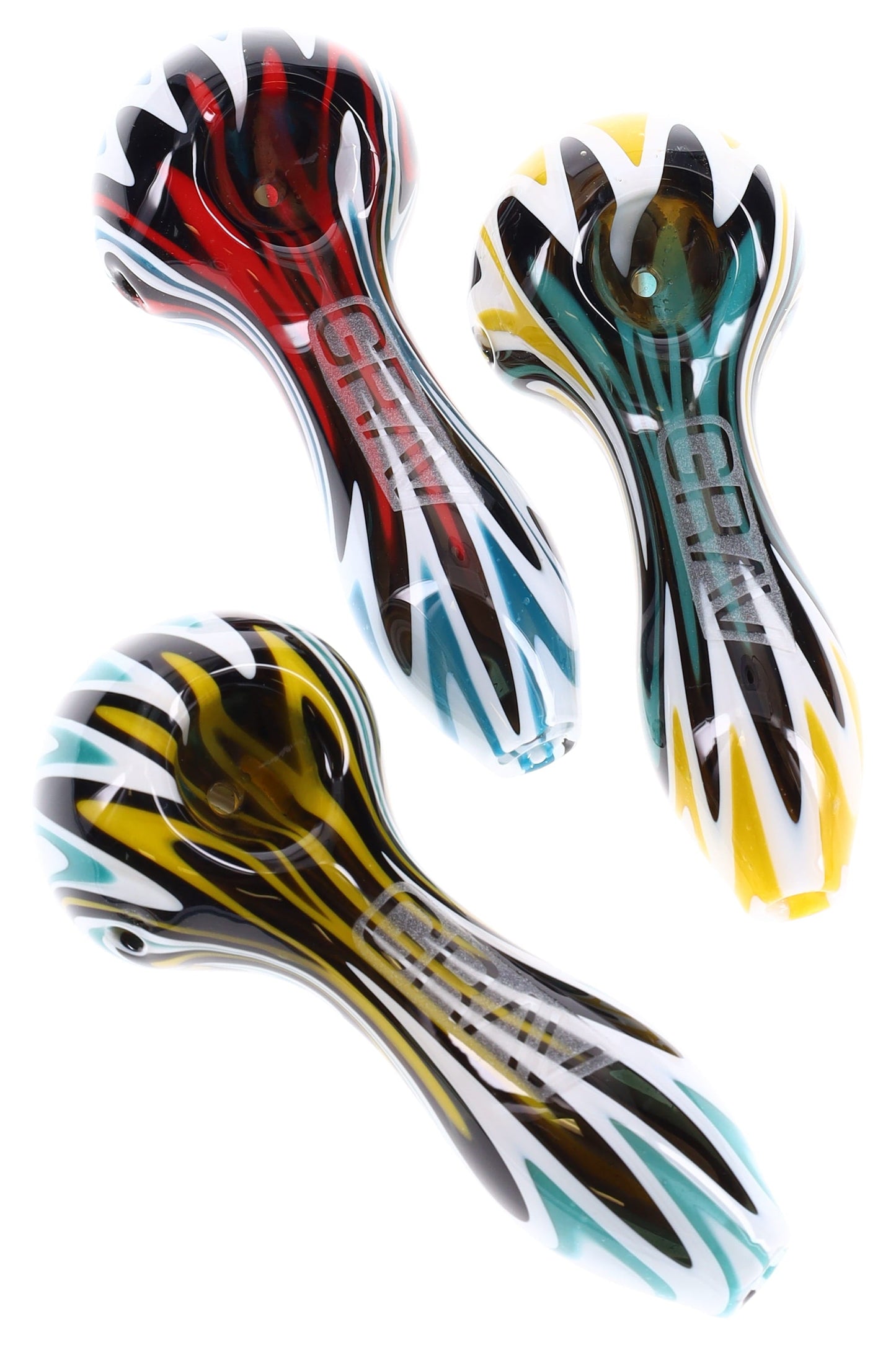 GRAV Wig Wag Glass Spoon Pipe – Assorted Colors