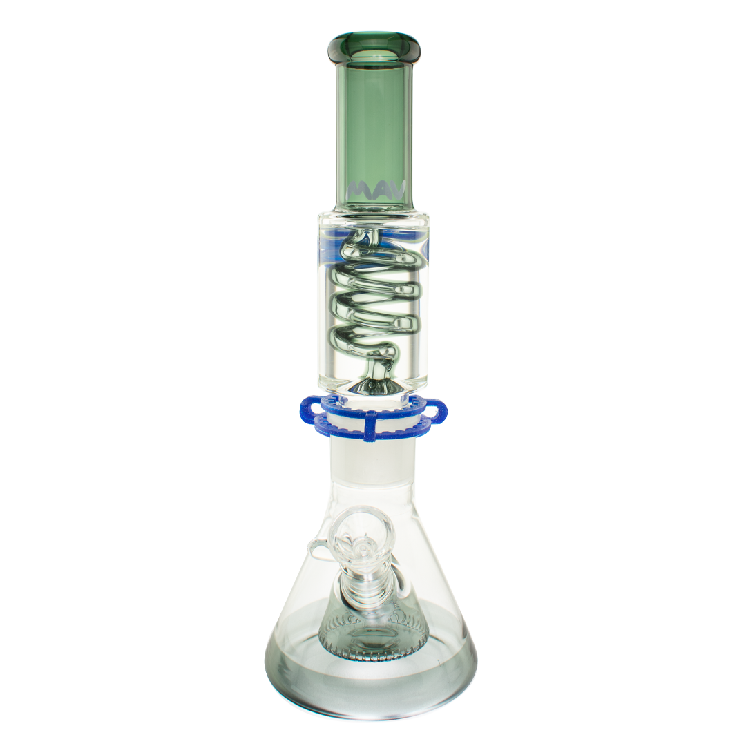 Transparent Black Slitted Pyramid Beaker Freezable Coil System