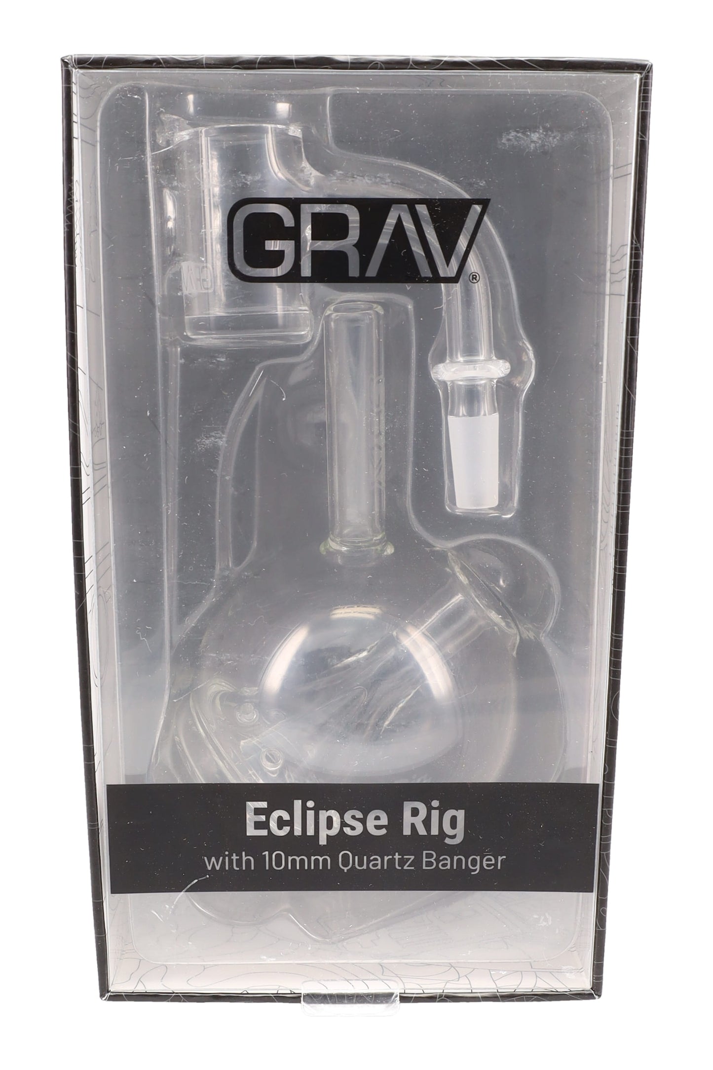 GRAV 7.5″ Eclipse Dab Rig – 10 mm Clear