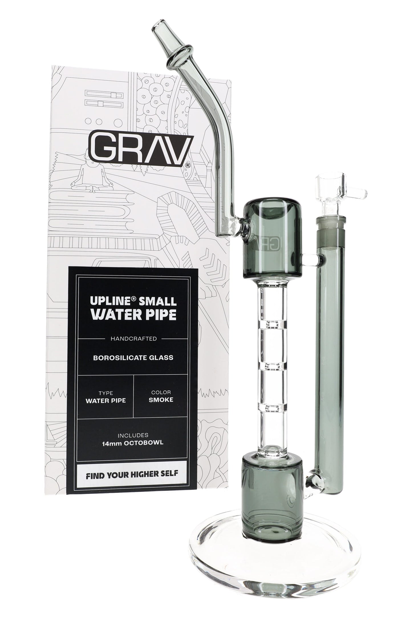 GRAV Smoke Upline Bong – 14″