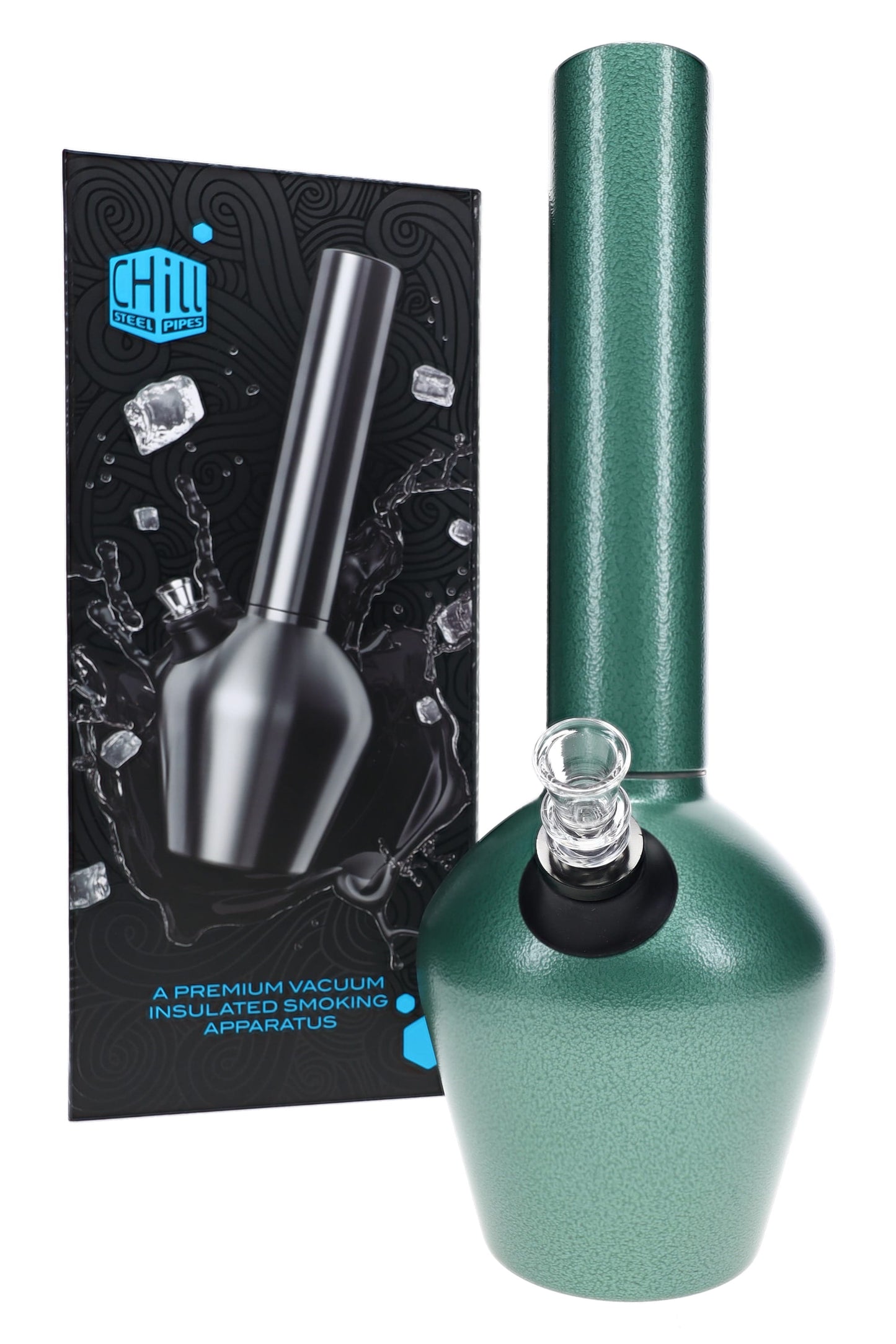 Chill Armored Vacuum-Insulated Steel Bong – 13″
