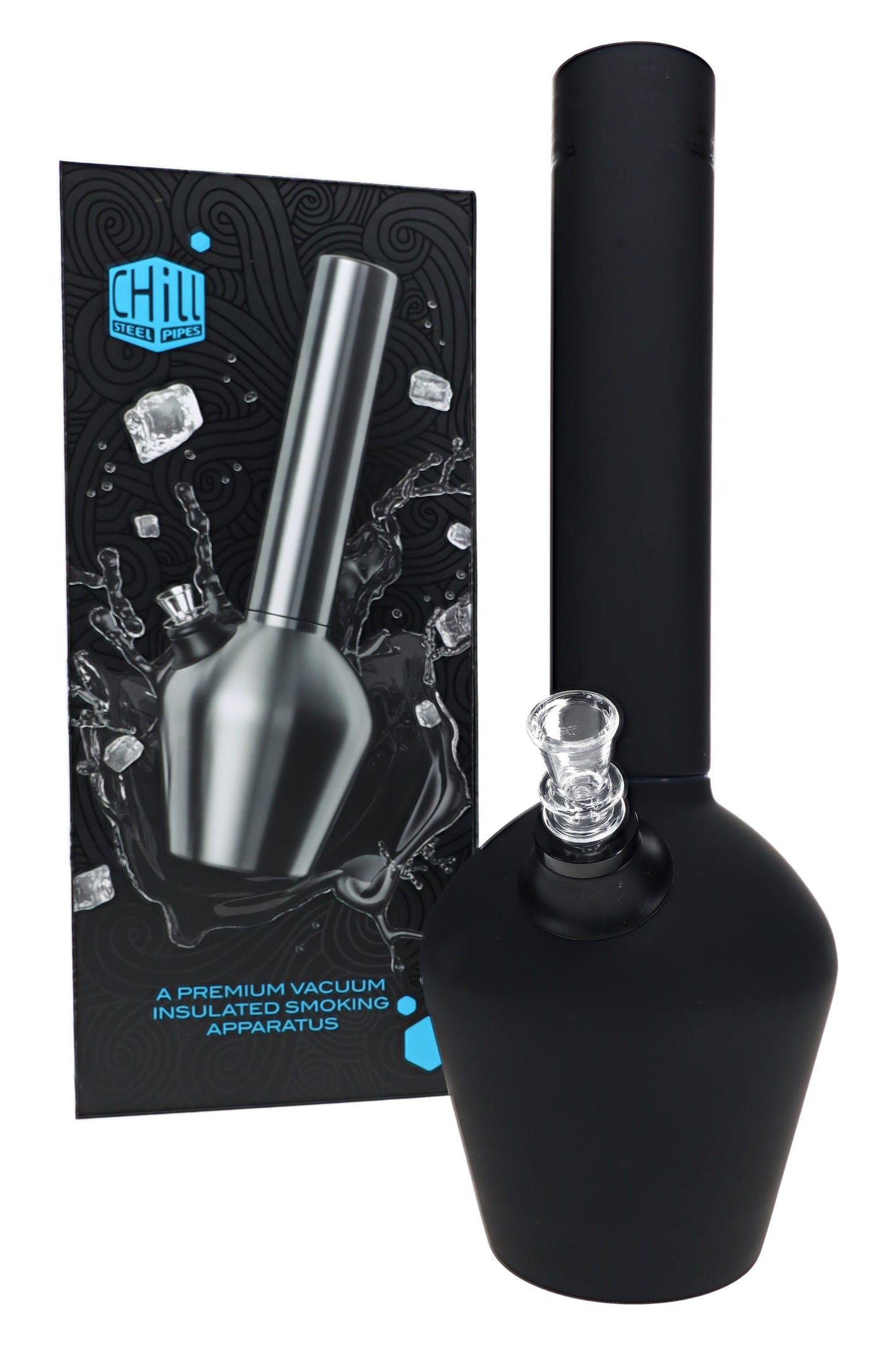Chill Rubberized Vacuum-Insulated Steel Bong – Limited Edition – 13″
