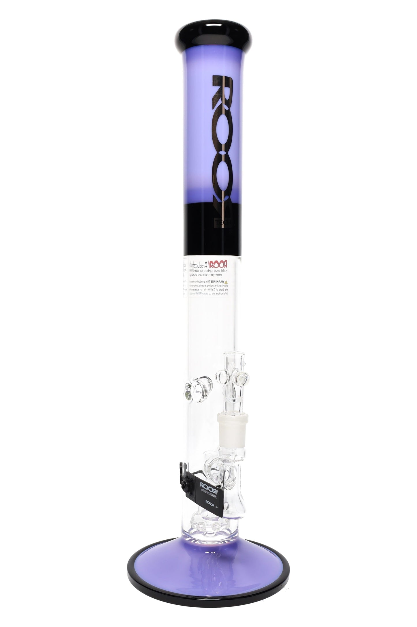 ROOR Tech 18″ Colored Straight Tube with Showerhead Perc – 5 mm Thick