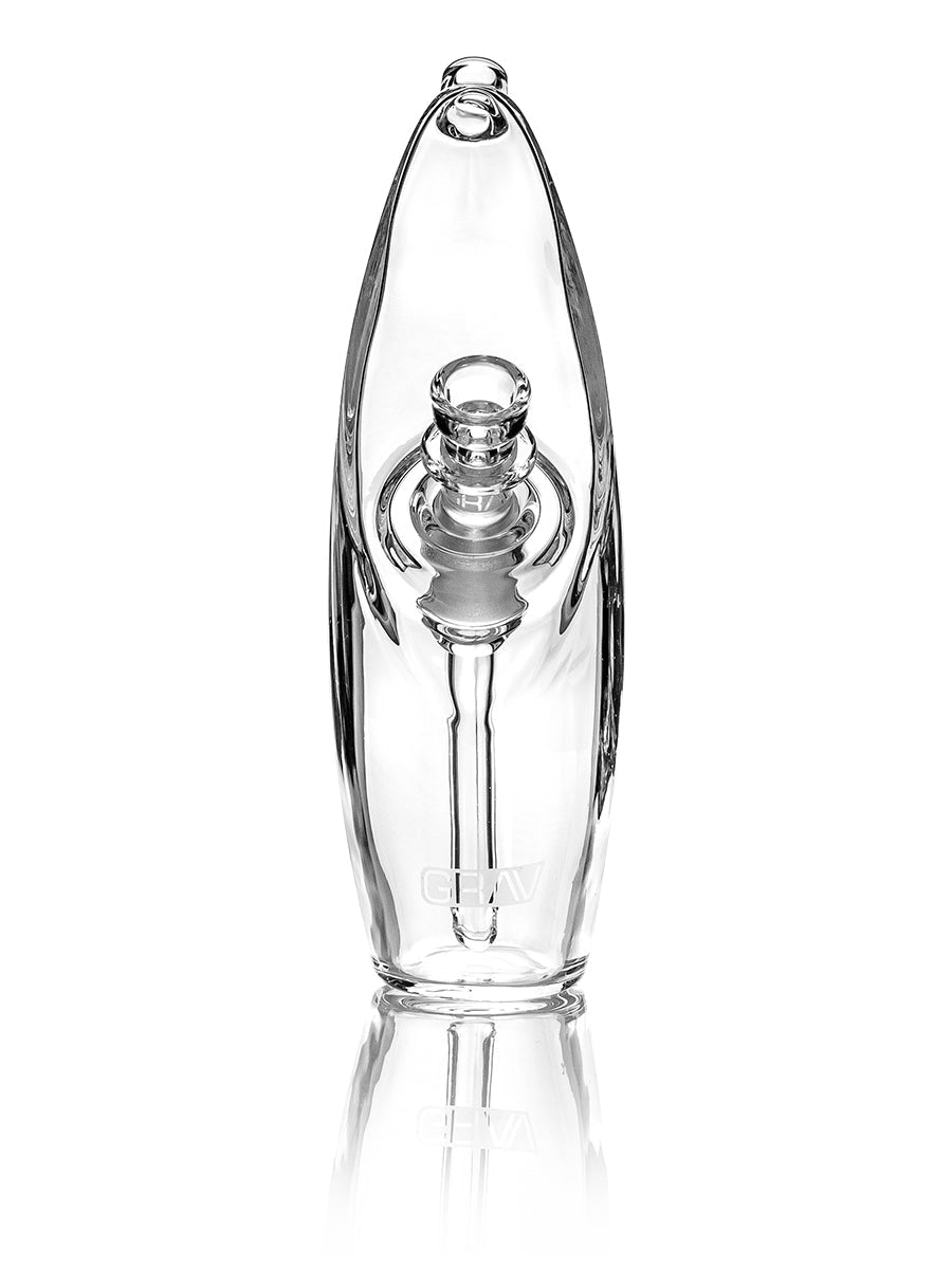 GRAV Rain Bubbler - Compact & Ergonomic Water Pipe for Smooth Hits