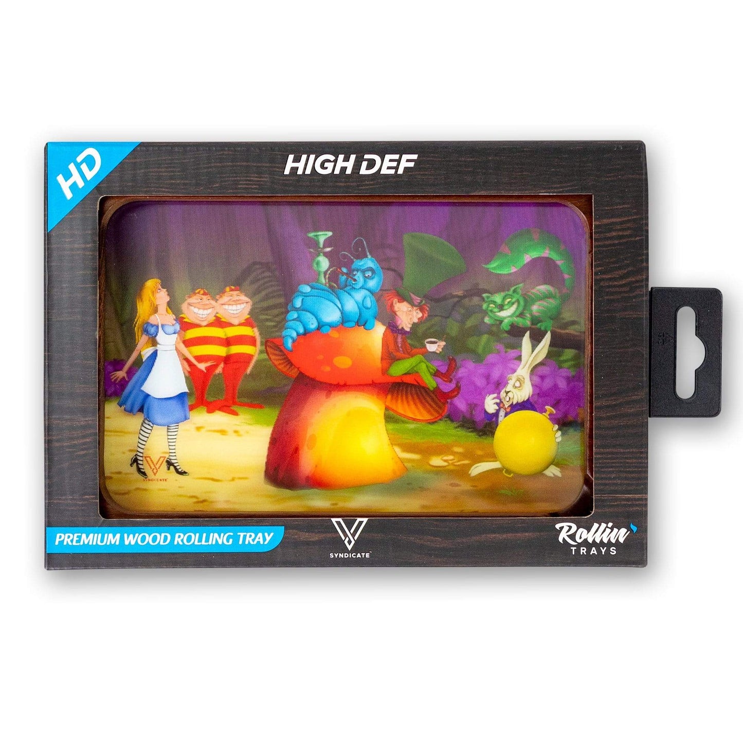 Alice Mushroom 3D High Def Wood Rollin' Tray