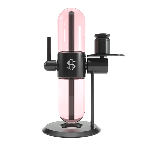 Single Pink Glass Globe for Stündenglass (Large)