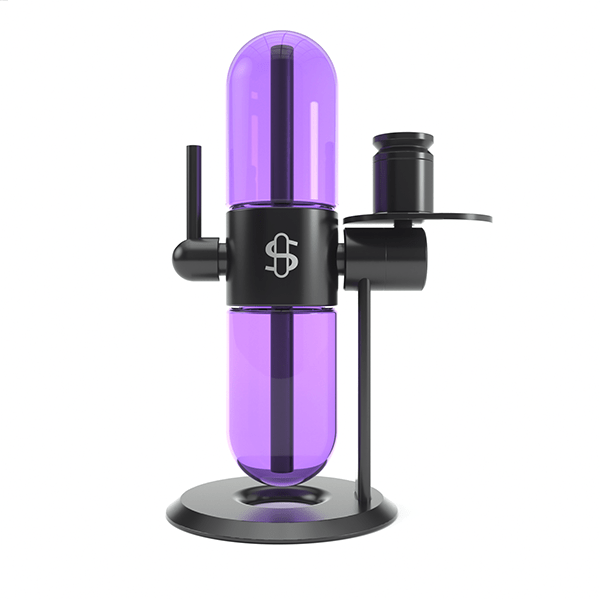 Single Purple Glass Globe for Stündenglass (Large)