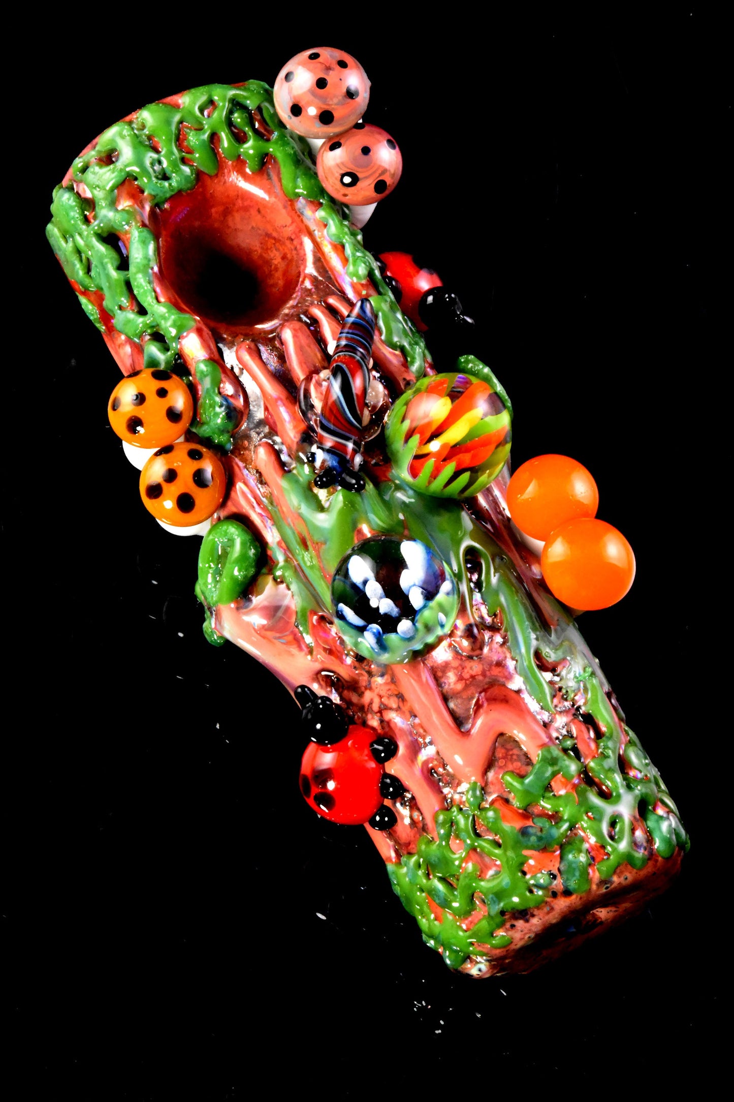 Empire Glassworks “Mossy Log” Glass Hand Pipe – 4″ – US-Made
