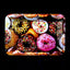Small Art Metal Rolling Tray – 7″ × 5″ – Select Design