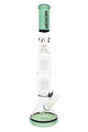 ROOR Tech 17" Multicolor Beaker Bong – Glass-on-Glass with Double Tree Percs