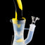2-Part Silicone Bong “Hive Pop” – Honeycomb-to-Dome Percs – 8½″
