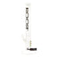 RooR Classic Straight Water Pipe - Black/White Logo 18"