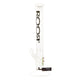 RooR Classic Straight Water Pipe - Black/White Logo 18"