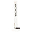 RooR Classic Straight Water Pipe - Black/White Logo 18"