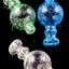 Glow-in-the-Dark Frit Glass Bubble Carb Cap “Night Spark” – Assorted Colors