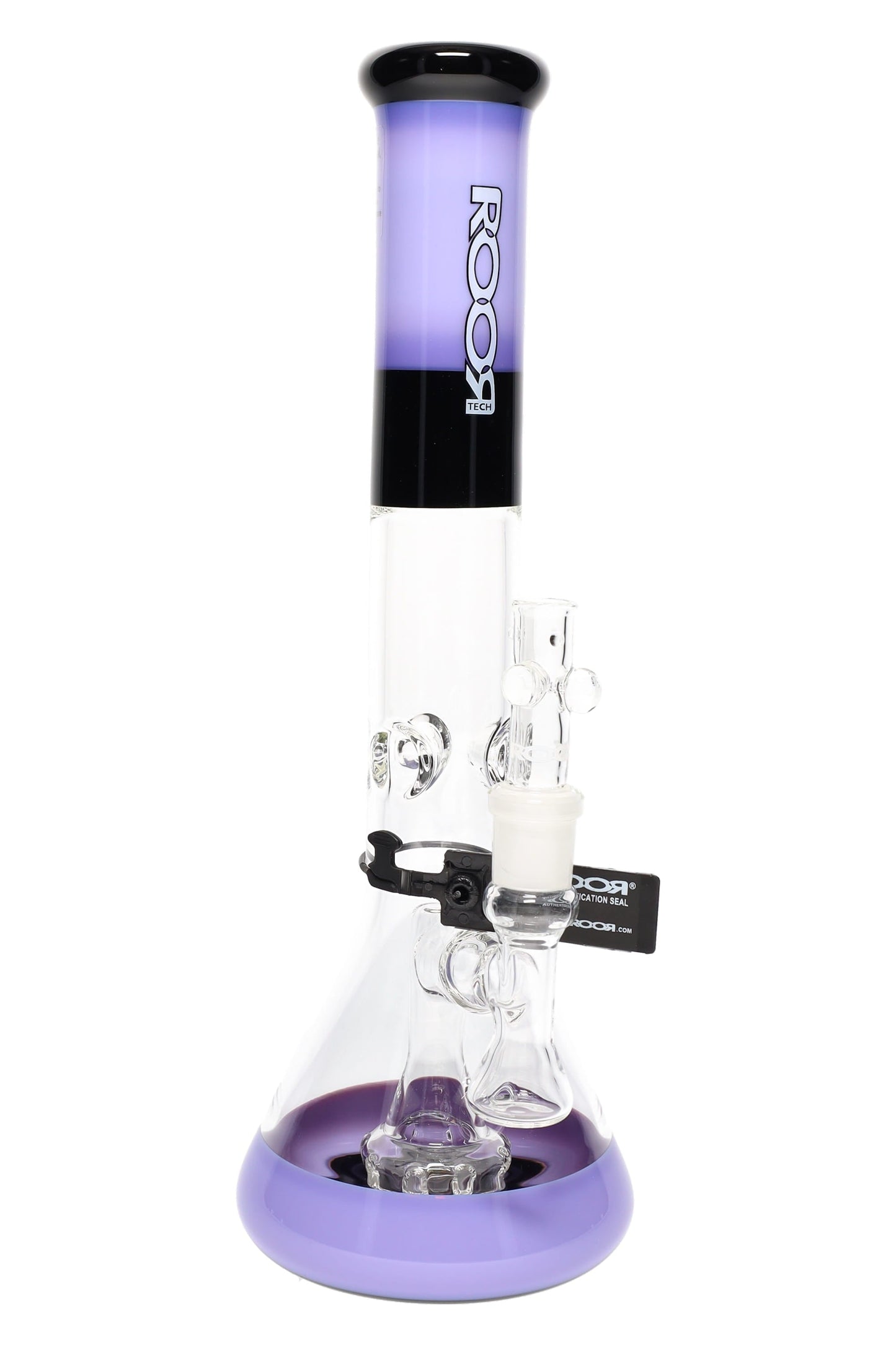 ROOR Tech 14″ Multicolor Beaker Bong with Perc – 5 mm Thick