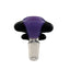 14MM Fossil Horns Bowl Purple