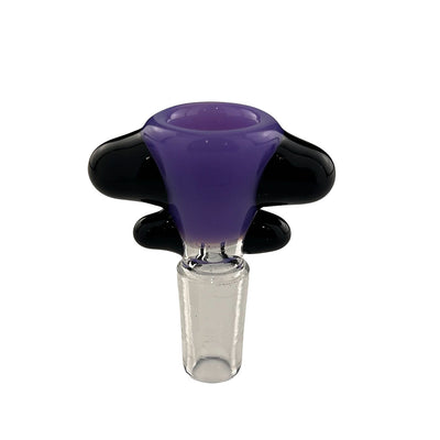 14MM Fossil Horns Bowl Purple