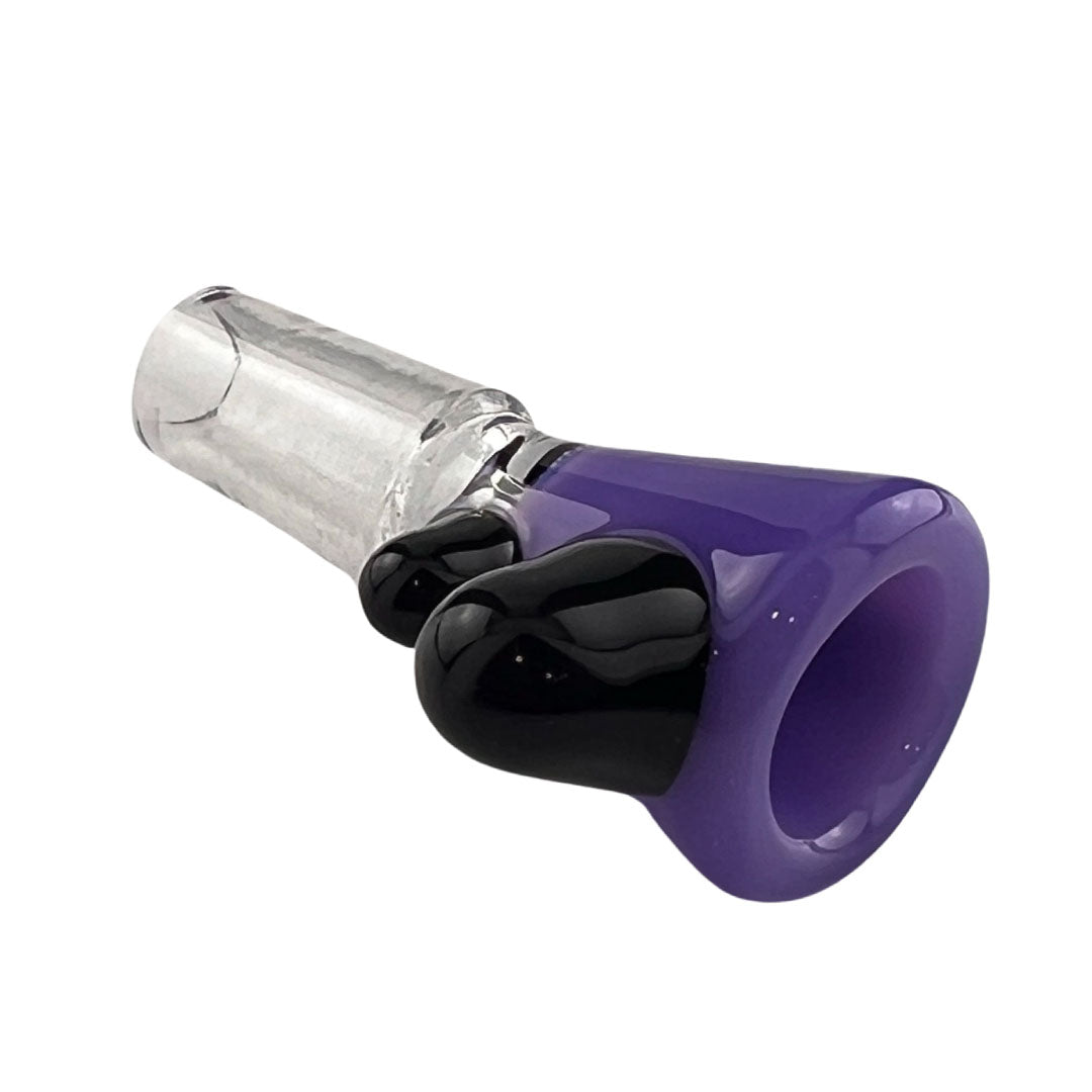 14MM Fossil Horns Bowl Purple