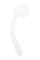 10 mm Male 45° Domeless Frosted Quartz Banger – 4 mm Thick