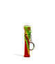 3 Inch Silicone Chillum Key Chain with Glass Bowl