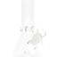 Colored Rim Glass Beaker Bong “Pastel Pour” – 8″