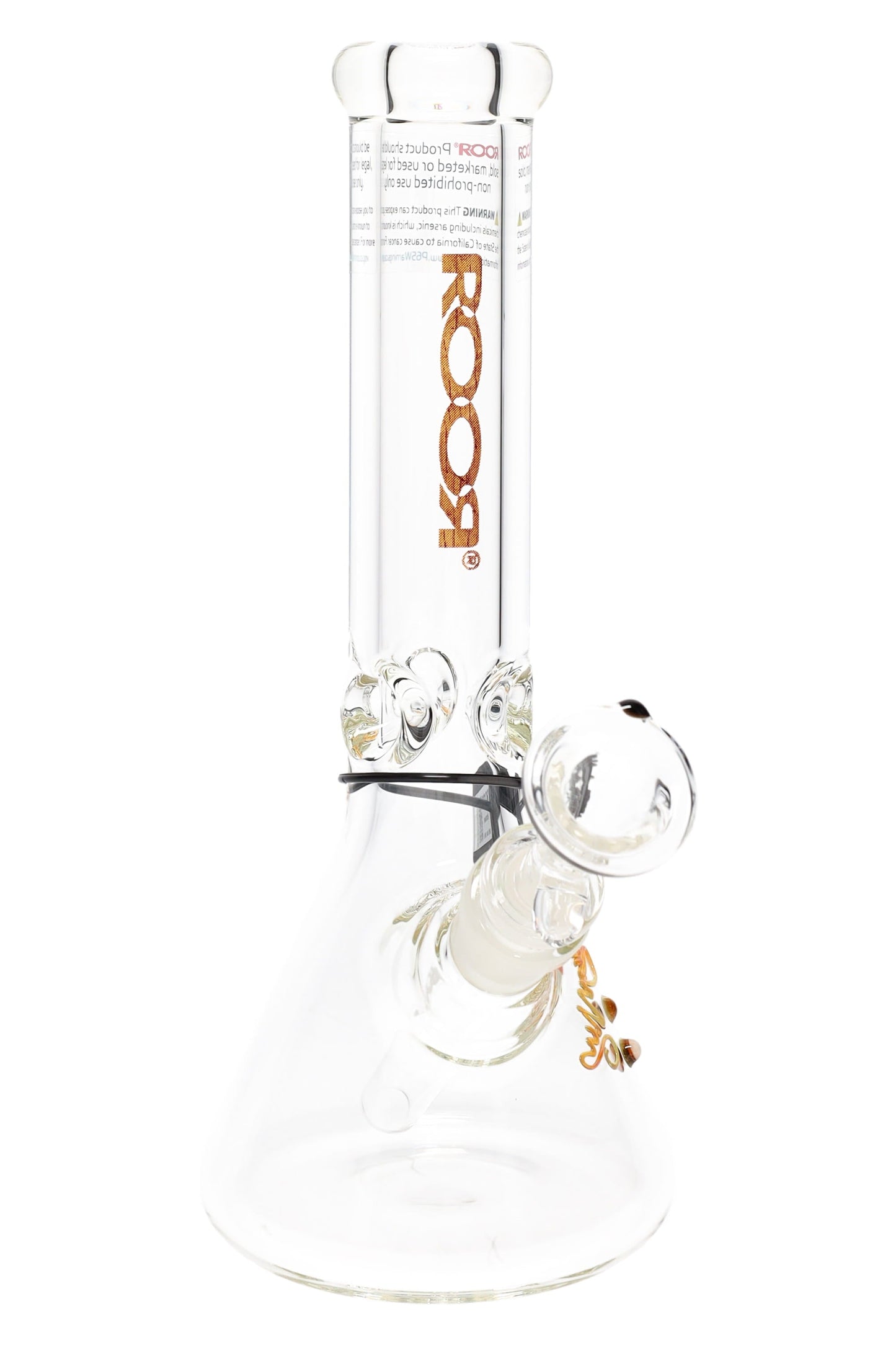ROOR 10" Beaker Bong – Ultra-Thick 7 mm Glass, Glass-on-Glass