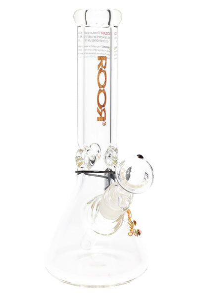 ROOR 10" Beaker Bong – Ultra-Thick 7 mm Glass, Glass-on-Glass