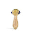 4 inch Gold Fumed Hand Pipe with Marbles