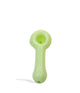 4 inch Milky Colored Glow in the Dark Hand Pipe