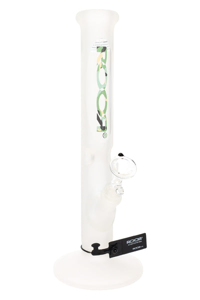 ROOR Frosted Straight Tube Bong – Ice Pinch – 5 mm – 14″ – 45 mm