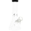 Colored Rim Glass Beaker Bong “Pastel Pour” – 8″