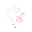 Quartz 14.5 mm Male Spinner Banger – Domeless – With Banger Beads