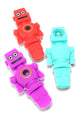 Silicone Robot Hand Pipe “Byte-Size Buddy” – 4½″ – Glass Bowl – Assorted