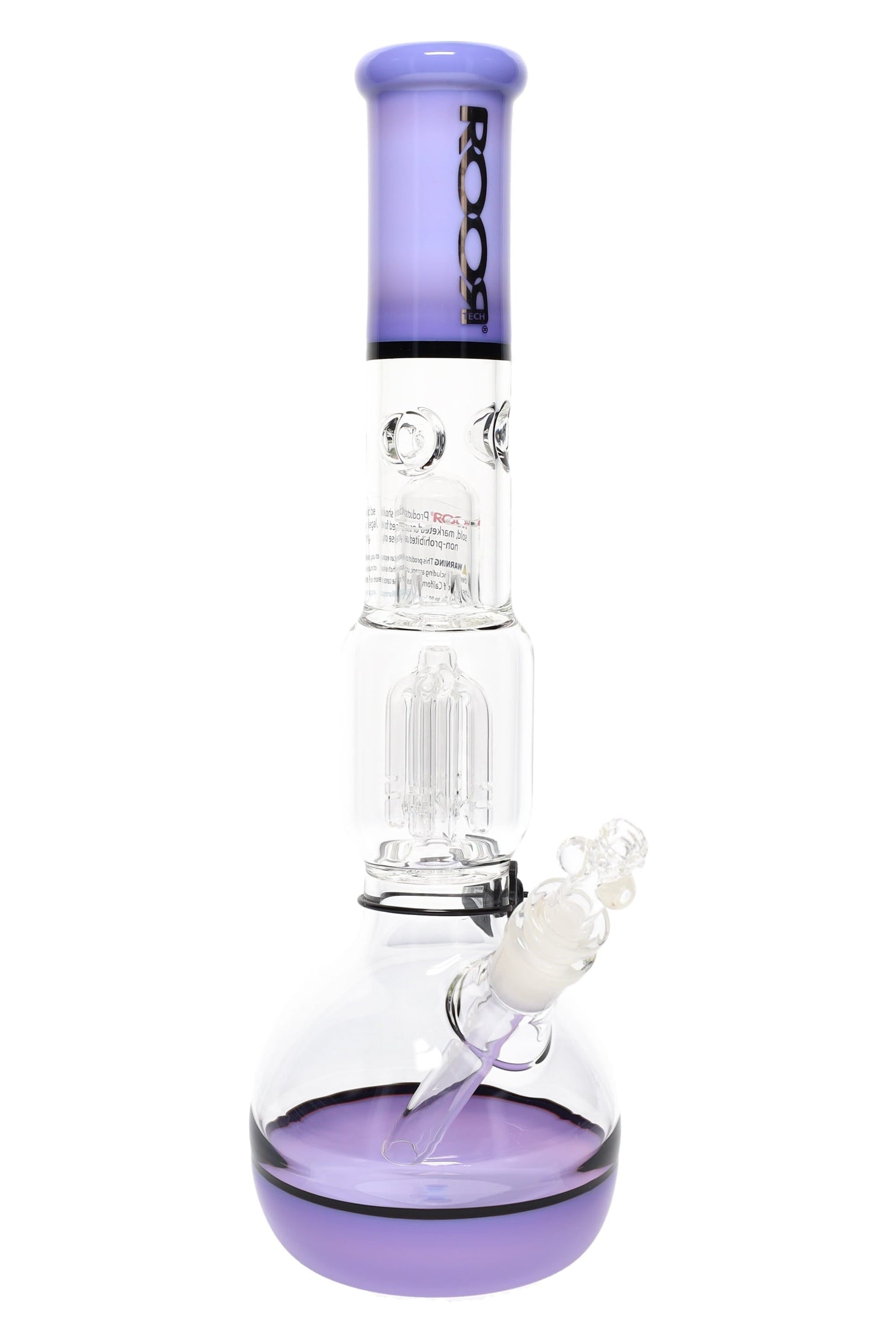 ROOR Tech 14" Multicolor Bubble Base Bong – GOG with Tree Perc